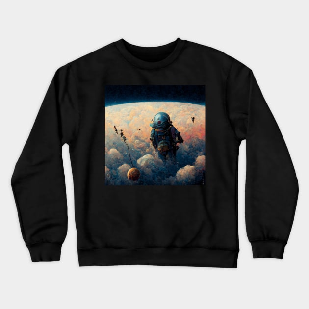 Gas Giant - Space Exploration Crewneck Sweatshirt by ArkMinted